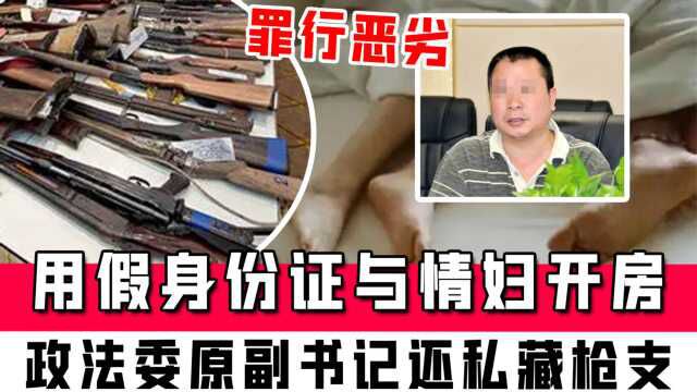 罪行恶劣:用假身份证与情妇开房43次!湘潭政法委原副书记还私藏枪支