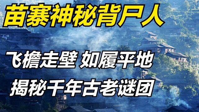 苗寨神秘背尸奇人,飞檐走壁形似蜘蛛人,千古悬棺谜案就此解开!纪录片