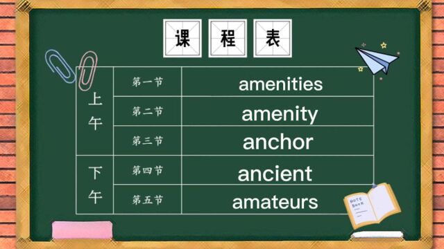 【两万词汇解析】anchor译为锚,锚能固定稳定船舶,又为精神支柱