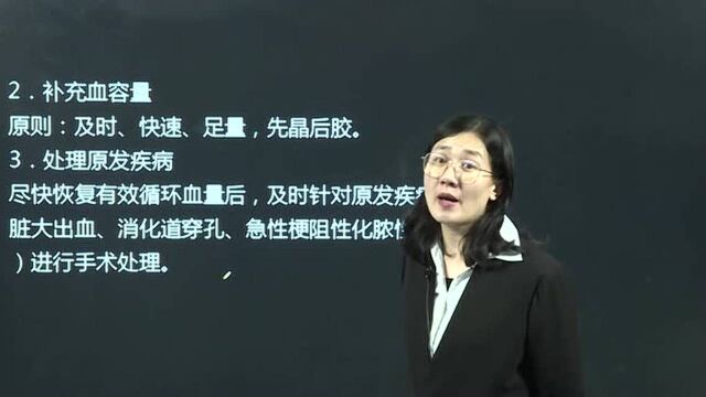 2023护理考研 外科精讲 休克病人的护理 主讲夏桂新 第四节