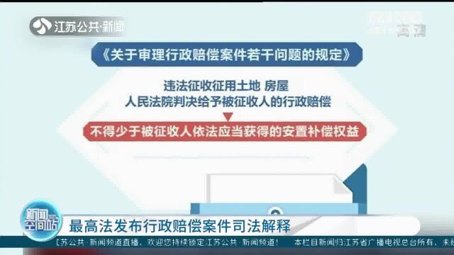 最高法发布行政赔偿案件司法解释 规定对这些问题作出规范