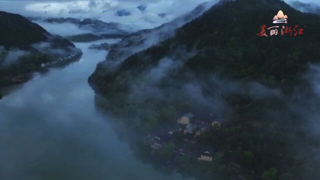 丽水云和湖的“奇雾”自然景观,宛若人间仙境