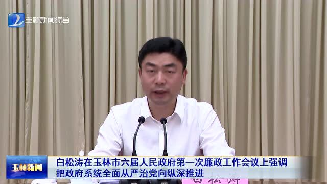 白松涛要求:把政府系统全面从严治党向纵深推进