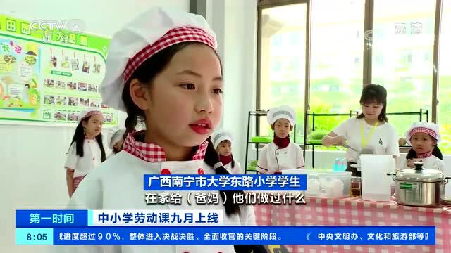 教育部明确,中小学生要学煮饭修家电了!具体怎么学→