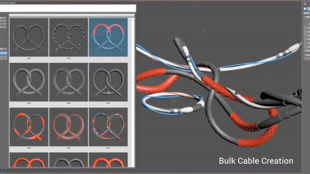 方便又快捷!Max制作线缆插件