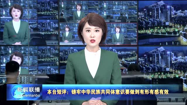 乌海短评:铸牢中华民族共同体意识要做到有形有感有效