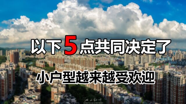 为何近些年来,小户型受到了大家的追捧?以下5点是原因