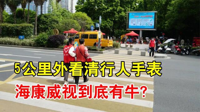 国货之光海康威视有多厉害?5公里外看清手表,不愧是安防业霸主