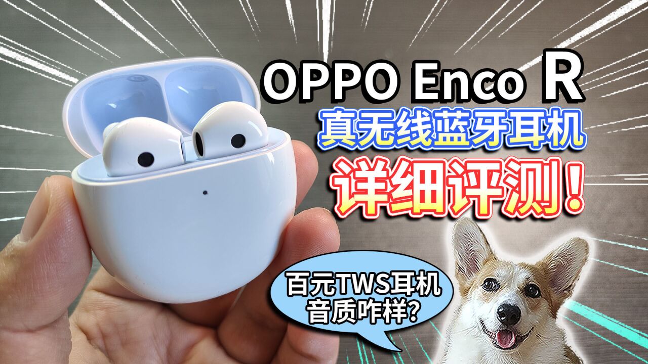 【OPPO Enco R】真无线耳机详细评测!百元TWS耳机音质咋样?蓝牙延迟高不高?