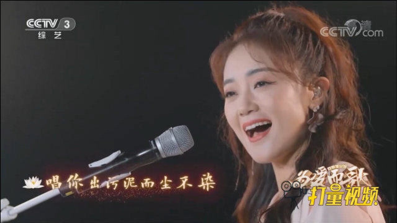 这首《荷花谣》词曲都超美,王小玮演唱顿时令人陶醉