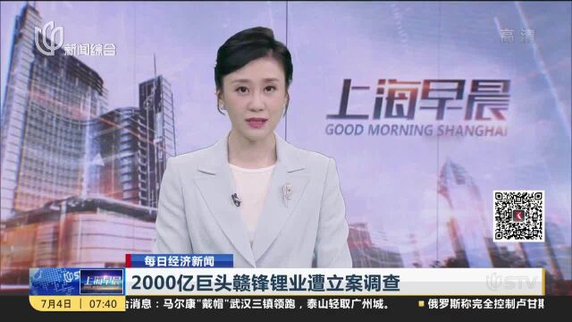 2000亿巨头赣锋锂业遭立案调查 被立案近半年后才收到告知书