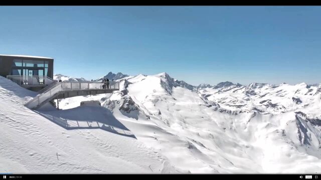 分享视频—雪山高台处的feng'ji风景