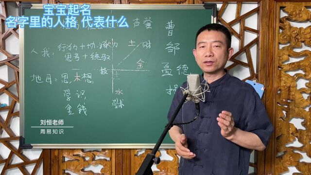 刘恒易经:宝宝起名 名字里的人格 代表什么