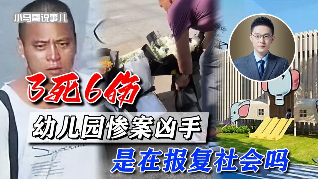 3死6伤,极恶凶徒制造幼儿园惨案,发小称人很正常还是有钱人