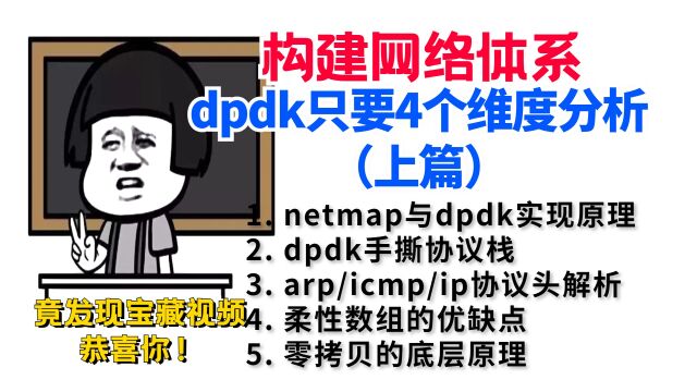 从netmap到dpdk,从硬件到协议栈,4个维度让网络体系构建起来(上篇)