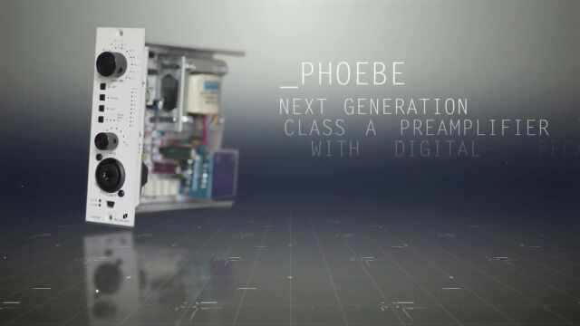 PHOEBE  fully analog, class A microphone line instrument digital recall