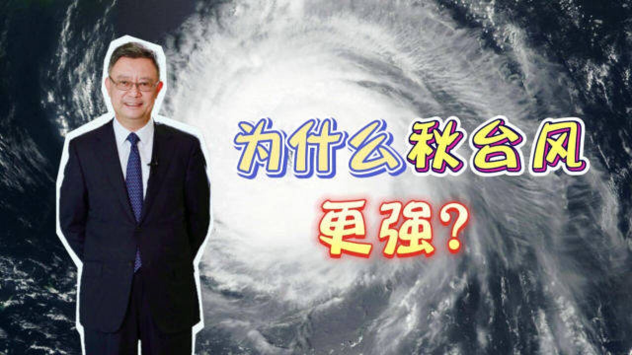 今年首个台风红色预警发布,且迎来三台风共舞,为何秋台风更强?