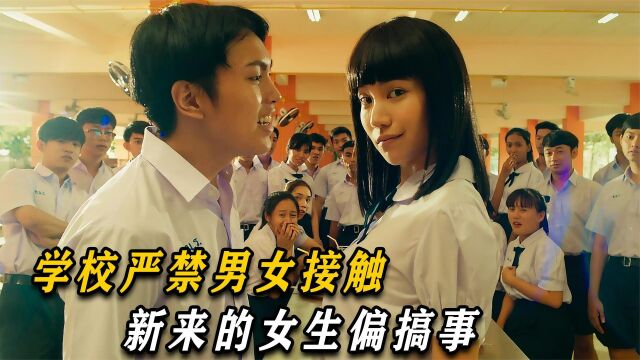 学校严禁男女接触,新来的女生偏搞事,校园神剧《禁忌女孩》(上)