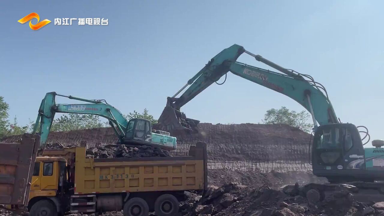 拼经济搞建设丨内江新区邓家坝片区基础设施建设项目全面复工