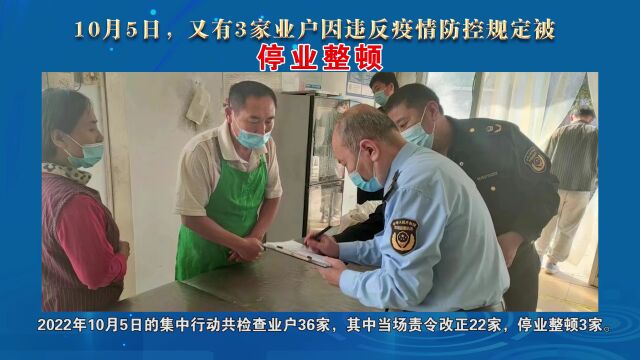 邹平又有3家商户因违反疫情防控规定被停业整顿