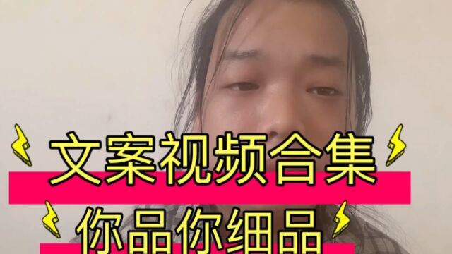 我的文案视频合集