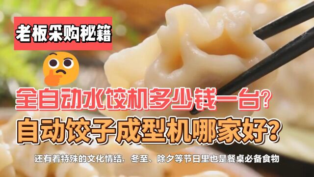 中旭智能设备全自动水饺机多少钱一台?自动化饺子成型机品牌哪个厂家好?