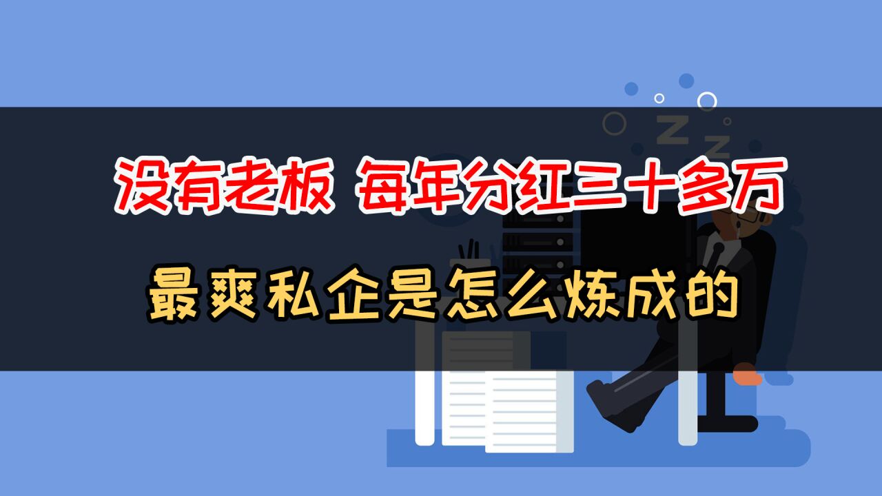 最爽企业,每年能分三十多万,钱多事儿少老板跑,反内卷的乐视