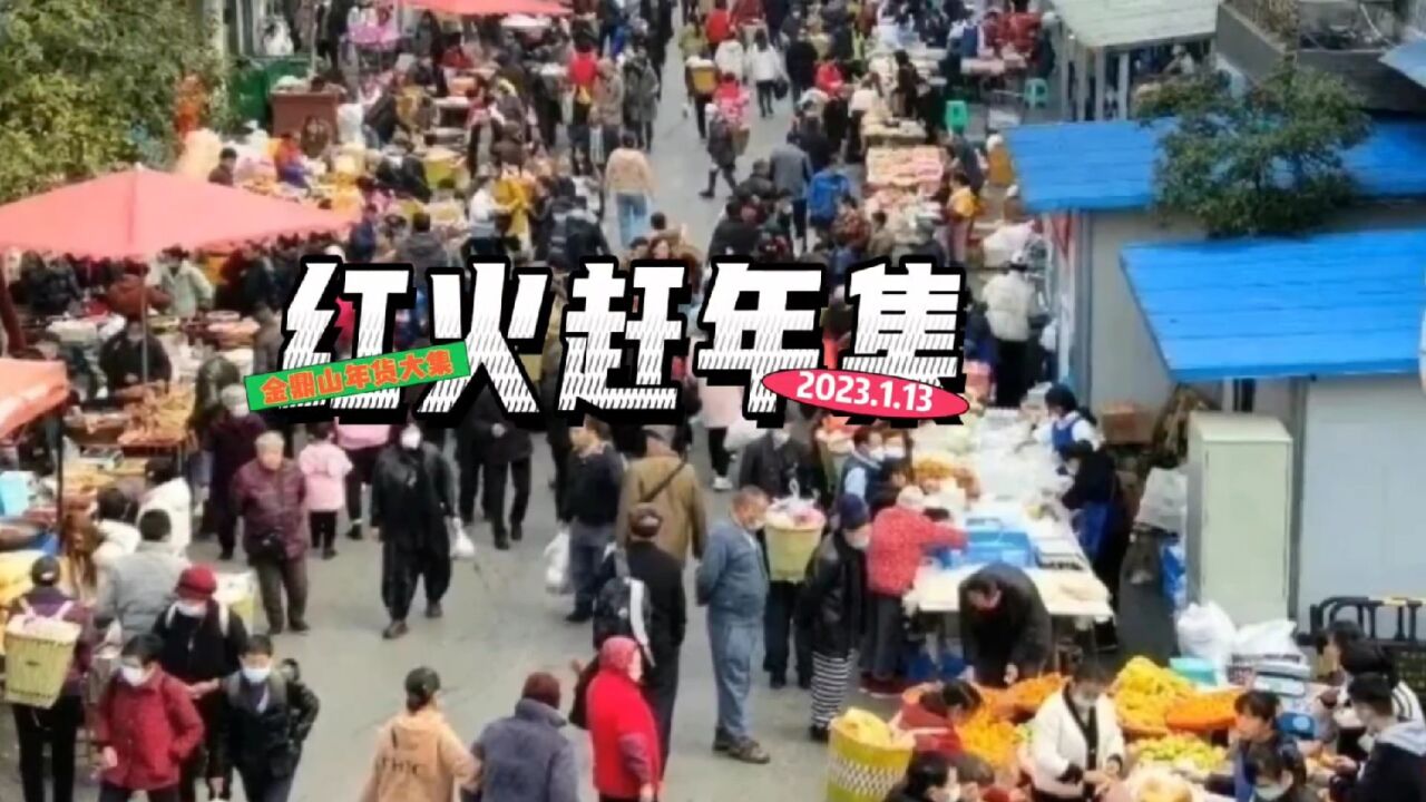 遵义城区乡镇红红火火赶年集,感受年味烟火气!