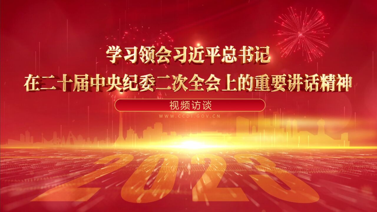 全会现场访谈丨以有力政治监督保障党的二十大决策部署落实见效