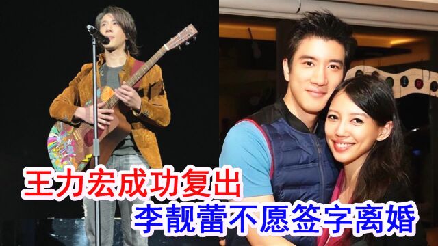 王力宏离婚案件披露:李靓蕾申请延期开庭,不愿签字离婚