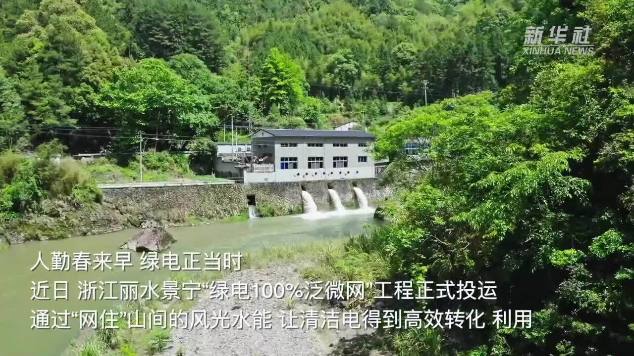 浙江景宁:“绿电100%泛微网”正式投运