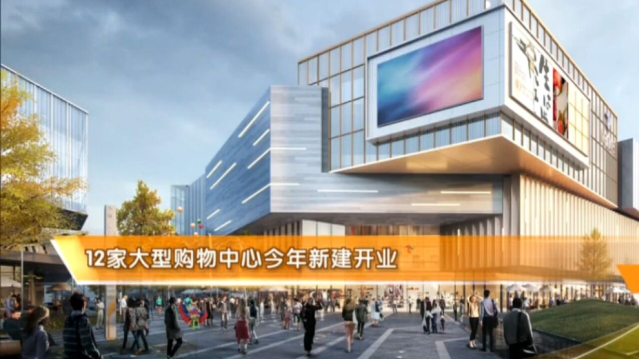 天津:12家大型购物中心今年新建开业