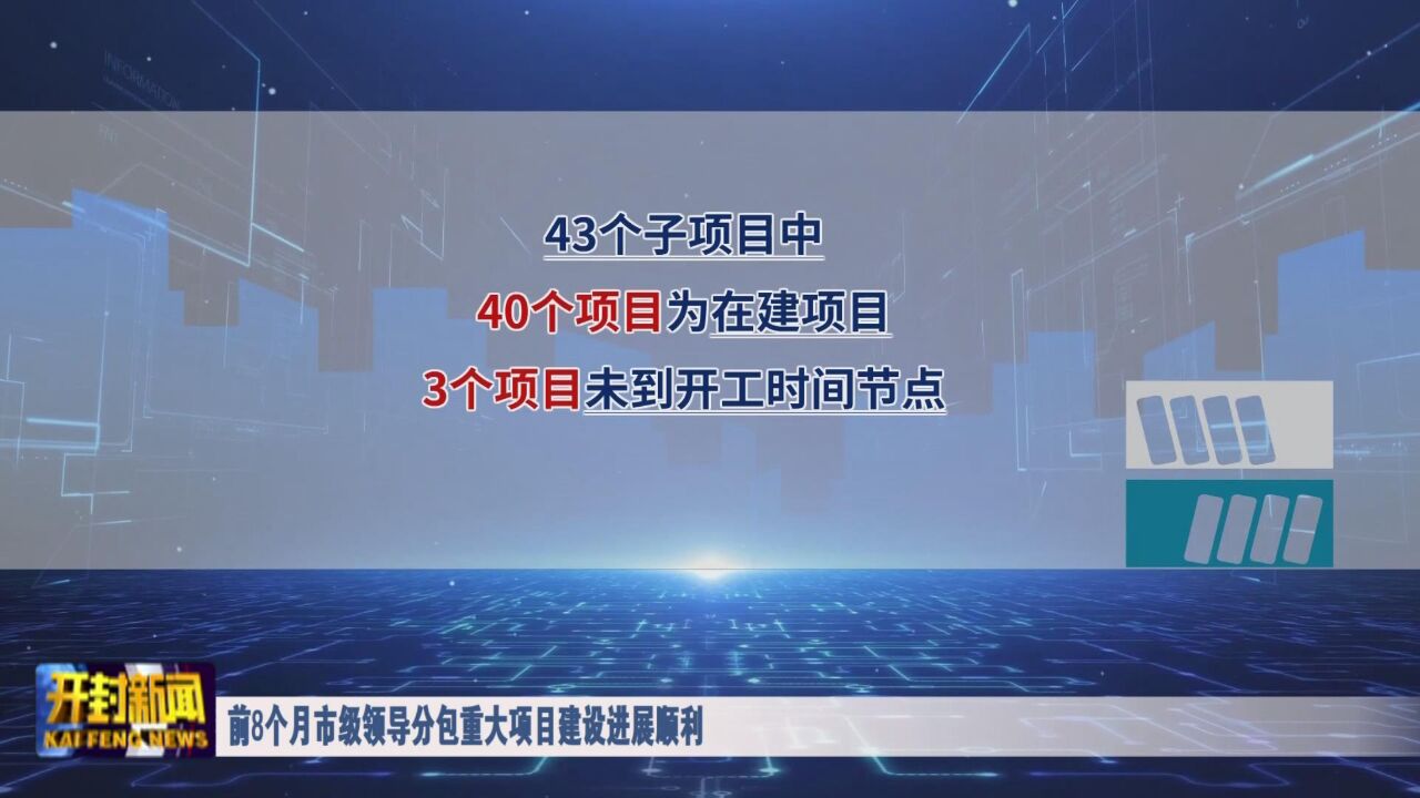 前8个月市级领导分包重大项目建设进展顺利