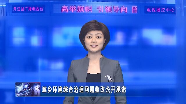 城乡环境综合治理问题整改公开承诺(1)