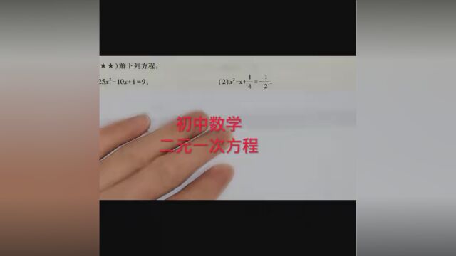 #初中数学