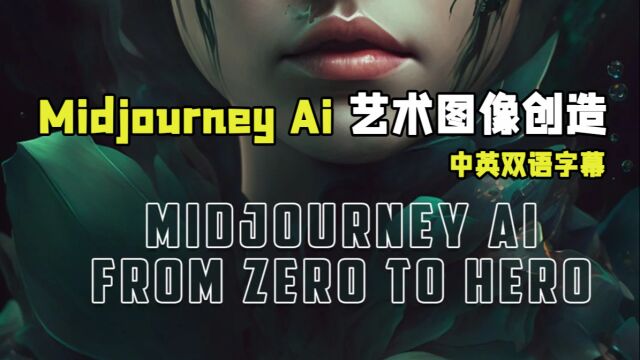 【中文字幕】Midjourney Ai艺术图像创造工作流程视频教程 RRCG