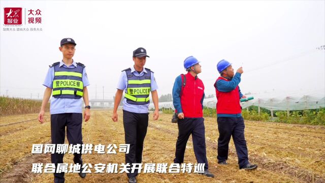 国网聊城供电公司:警企联合守护能源“大动脉”