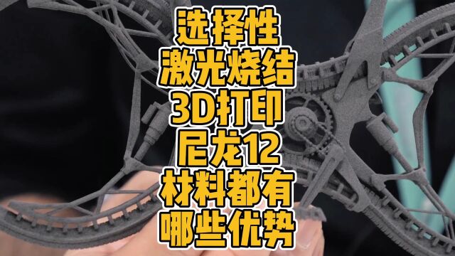 选择性激光烧结3D打印尼龙12材料都有哪些优势?