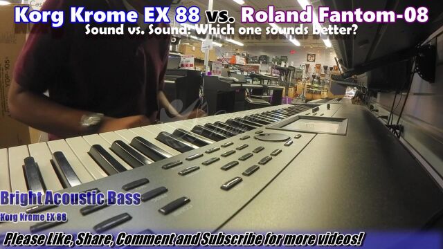 EX 88 vs Fantom08 Sound vs Sound COMPARISON! Which one SOUNDS better?