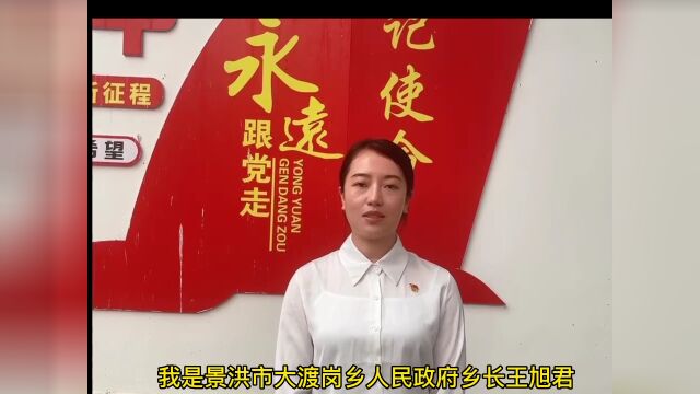 景洪市大渡岗乡负责人将做客《西双版纳热线》,敬请关注!