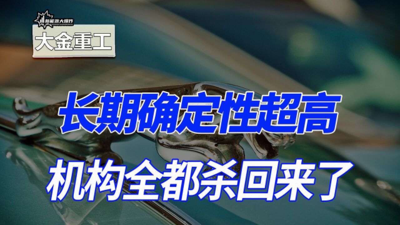 机构全都杀回来了,最值得关注的风电龙头之一,成长确定性足够高