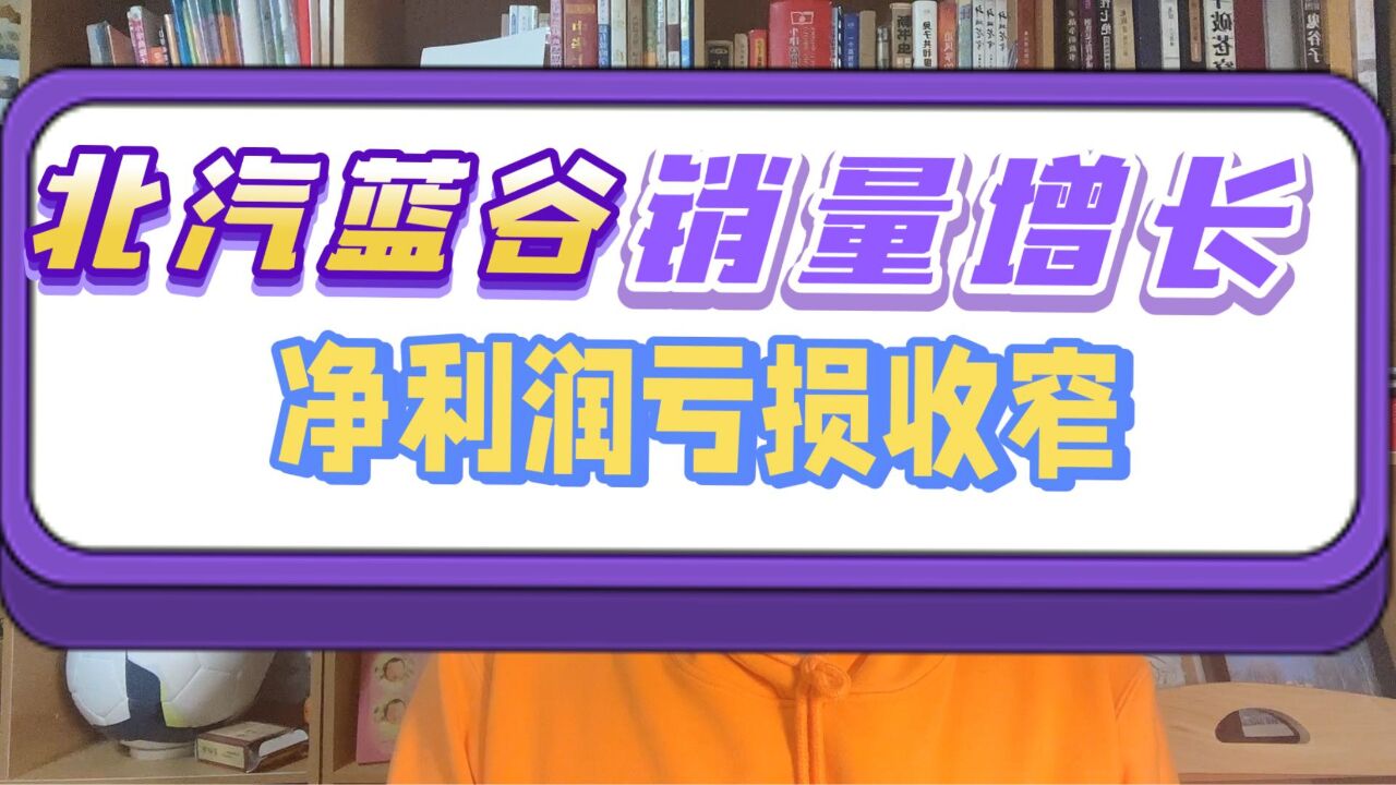 北汽蓝谷销量和营收全增长,亏损收窄,但三年还是亏损172亿元