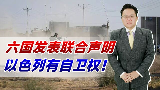 六国发表联合声明:以色列有自卫权!为何这次日韩没站在美国这边