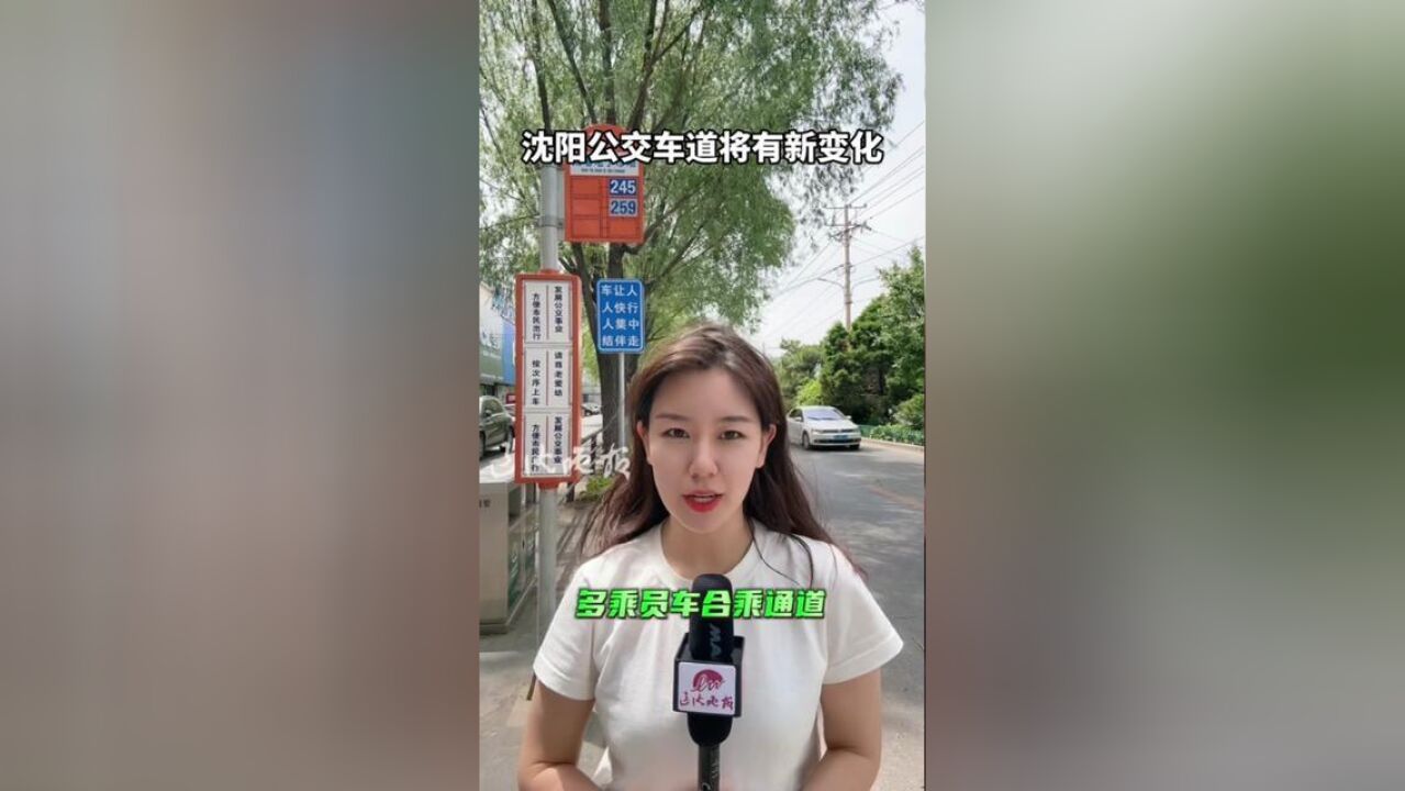 辽宁省沈阳市,沈阳公交车道将有新变化