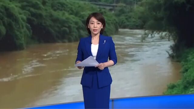 重庆局地出现暴雨,蒲河水位上涨3.54.0米