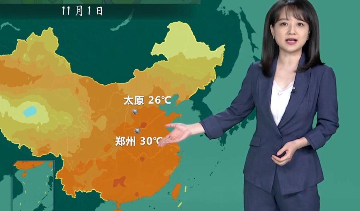 大部分地区高温持续,部分地区最高温超30℃,远超同期最高温