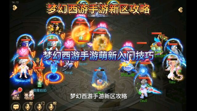 梦幻西游手游新区攻略