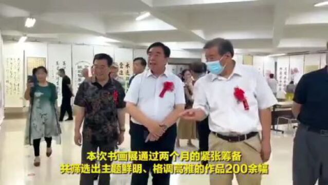 |潍坊市寒亭区200余幅书画颂党恩