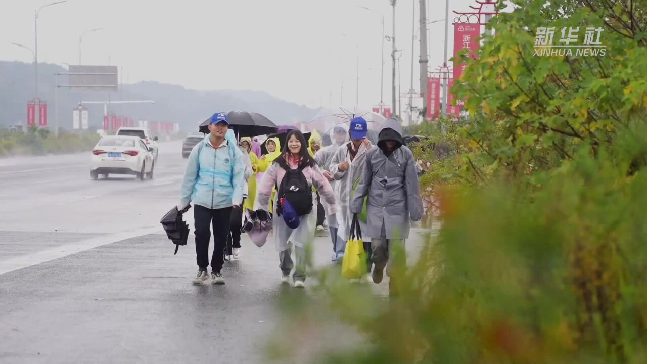 无惧风雨,万人毅行百公里穿越长株潭