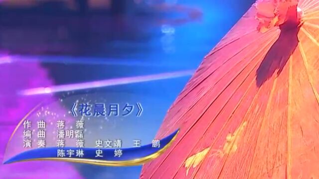 蒋薇等人演奏《花晨月夕》,旋律柔和舒畅,听也听不够